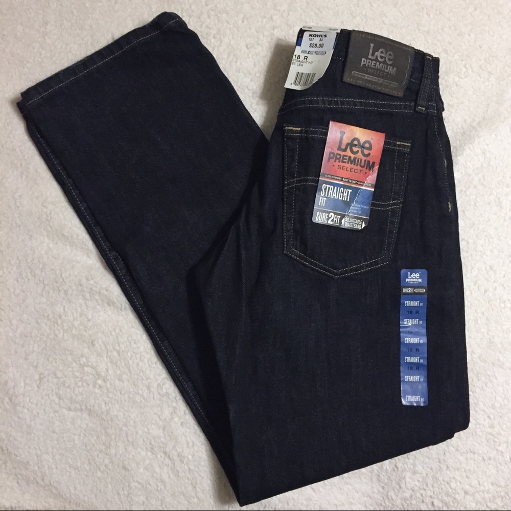 NWT Lee Premium Select Straight Fit Jeans Size 18